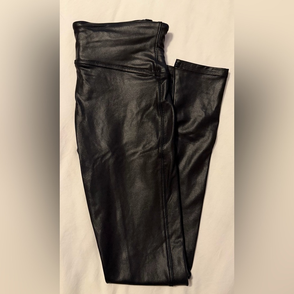 SPANX Faux Leather Leggings